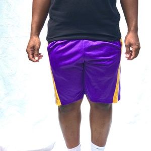 Vintage Purple and Gold Basketball shorts. 💜💛